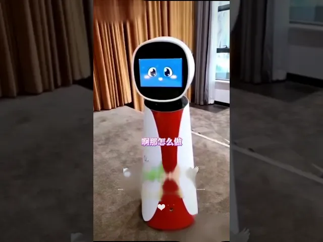 【搞笑机器人】软萌智能机器人快宝逗笑系列第401辑 那今天的礼物是我们自己带来的吗
